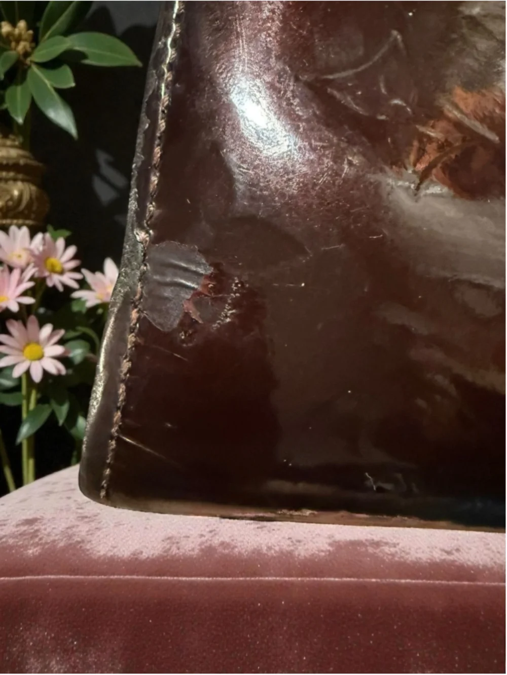 Louis Vuitton Portefeuille Viennois in Amarante with Dust Bag and CoA
